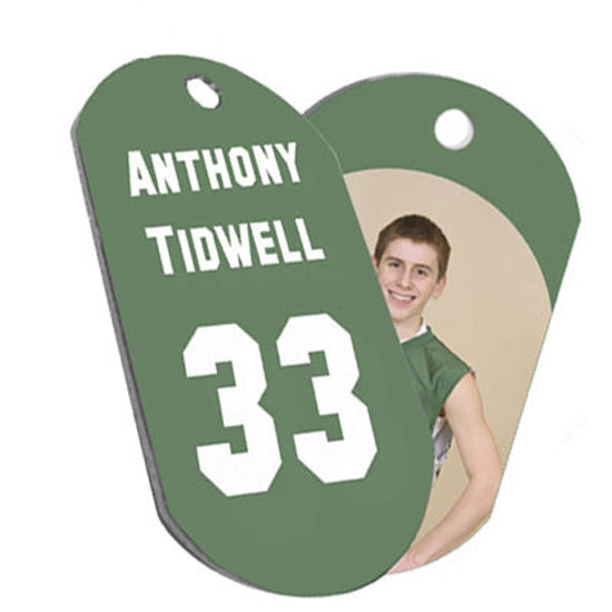 Two Sided Photo Custom Dog Tag