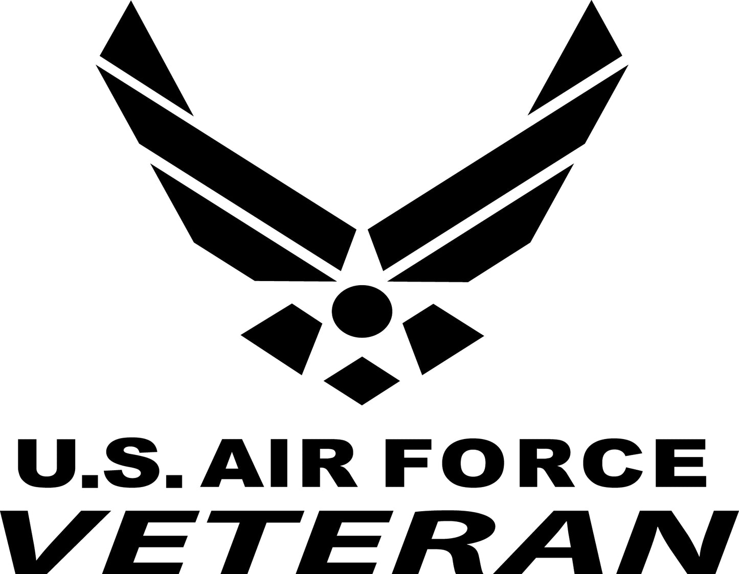 Veteran Military "Army, Air Force, Marines, Navy and Coast Guard" Veteran Die Cut Decals Sticker Graphics For Car, Laptop, Windows, Glass (Copy)