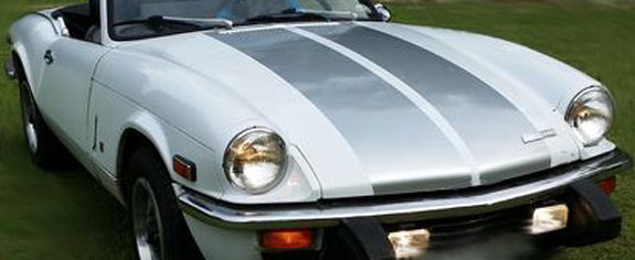Bonnet (Hood)- Boot (Trunk) Stripe Kit TRIUMPH Spitfire GT6 TR6 TR7 And Many Others
