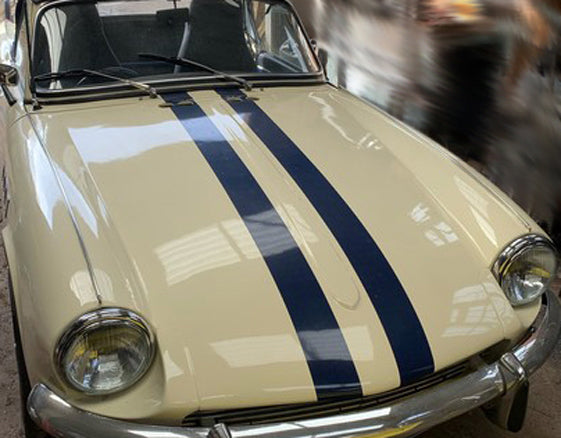 Bonnet (Hood)- Boot (Trunk) Stripe Kit TRIUMPH Spitfire GT6 TR6 TR7 And Many Others